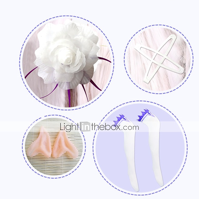Re: Zero Starting Life in Another World kara hajimeru isekai seikatsu cosplay Anime Cosplay kostým Úbory Maškarní Cosplay obleky Šaty Ponožky Doplňky do vlasů Pro Dámské Dospělé 2025 - $75.99 –P4