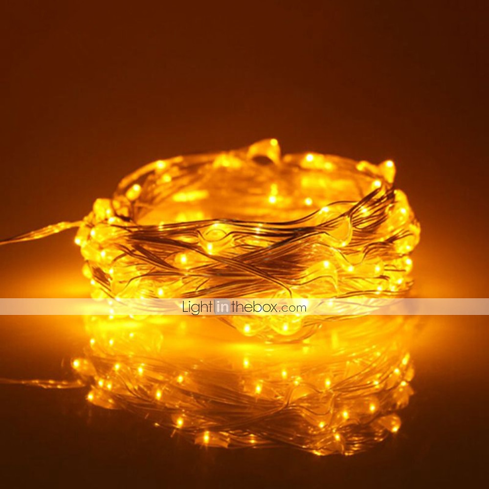 Guirlande lumineuse 50m 500 leds 1pc blanc chaud rvb blanc étanche fête décorative 12 v de 2025 ? $56.99 –P4