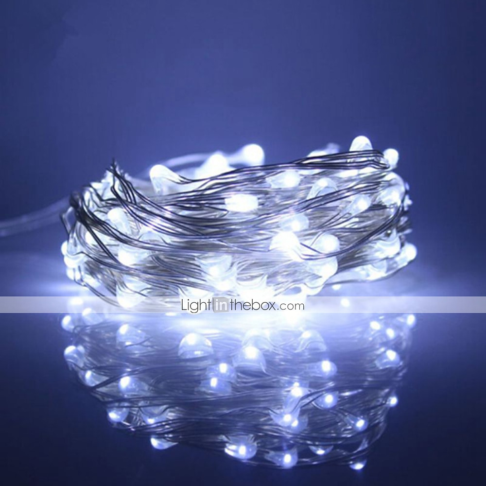 Guirlande lumineuse 50m 500 leds 1pc blanc chaud rvb blanc étanche fête décorative 12 v de 2025 ? $56.99 –P3