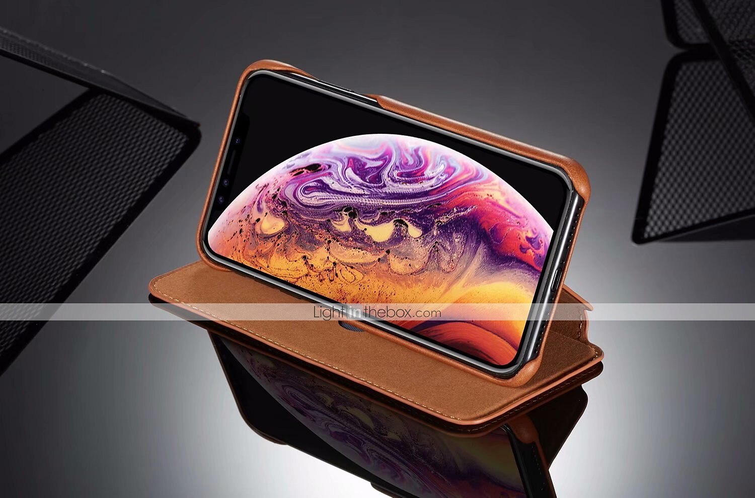 טלפון מגן עבור אייפון 16 אייפון 15 פרו מקס פלוס iPhone 14 13 12 11 Pro Max Mini X XR XS Max 8 7 Plus מארז כרטיס ארנק כיסוי הפוך עם מעמד מגנטי צבע אחיד PC עור PU 2025 - $20.99 –P12