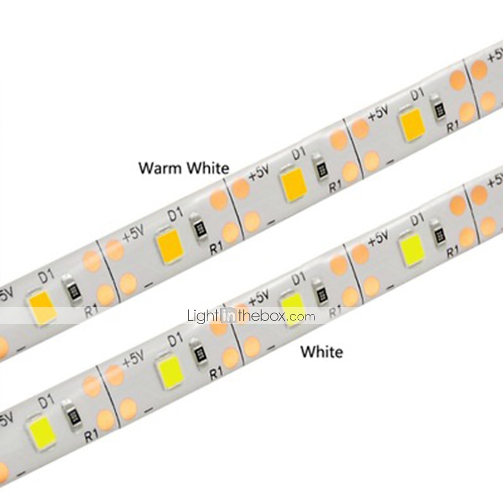 3m Flexible LED Light Strips 180 LEDs 2835 SMD 8mm 1 set Warm White White Creative Cuttable Party 5 V 2025 - $24.99 –P6