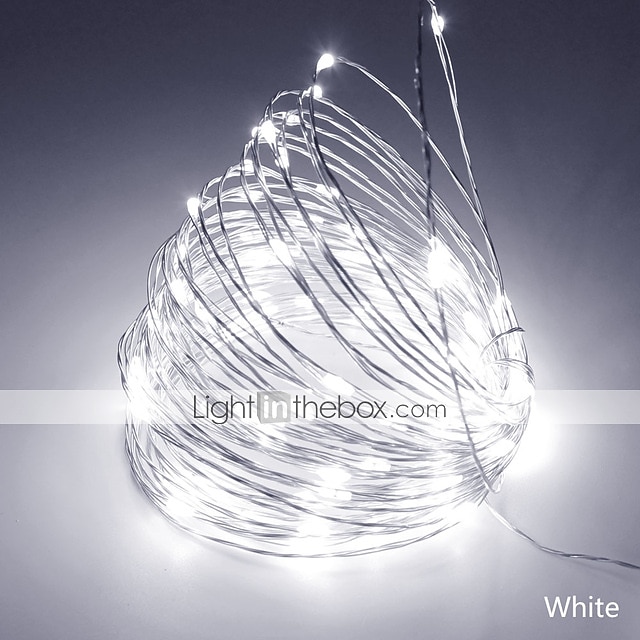2025年 2m 20LED USB電源カスミソウストリングライト、温白色/赤色カット可能デザイン、屋外ガーデンストリングライトクリスマス中庭装飾 コレクション – $11.99 –P6