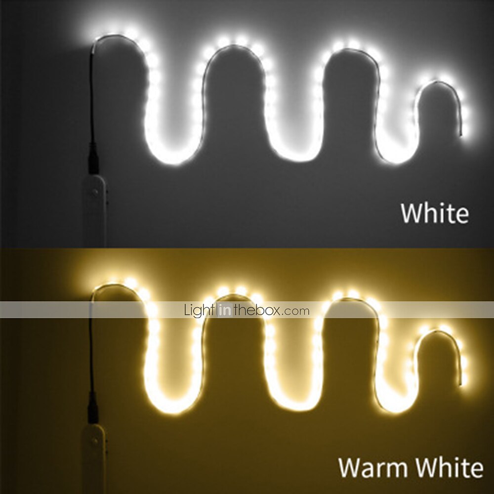 3m Flexible LED Light Strips 180 LEDs 2835 SMD 8mm 1 set Warm White White Creative Cuttable Party 5 V 2025 - $24.99 –P5