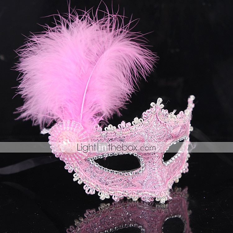 Prinzessin Halloween Maske / Venezianische Maske / Maskenmaske Karnevalsmaske Vintage Halbgesicht Erwachsene Damen / Weiblich Karneval / Maskerade Party Maskerade Karneval von Venedig Einfache 2025 - $24.99 –P3
