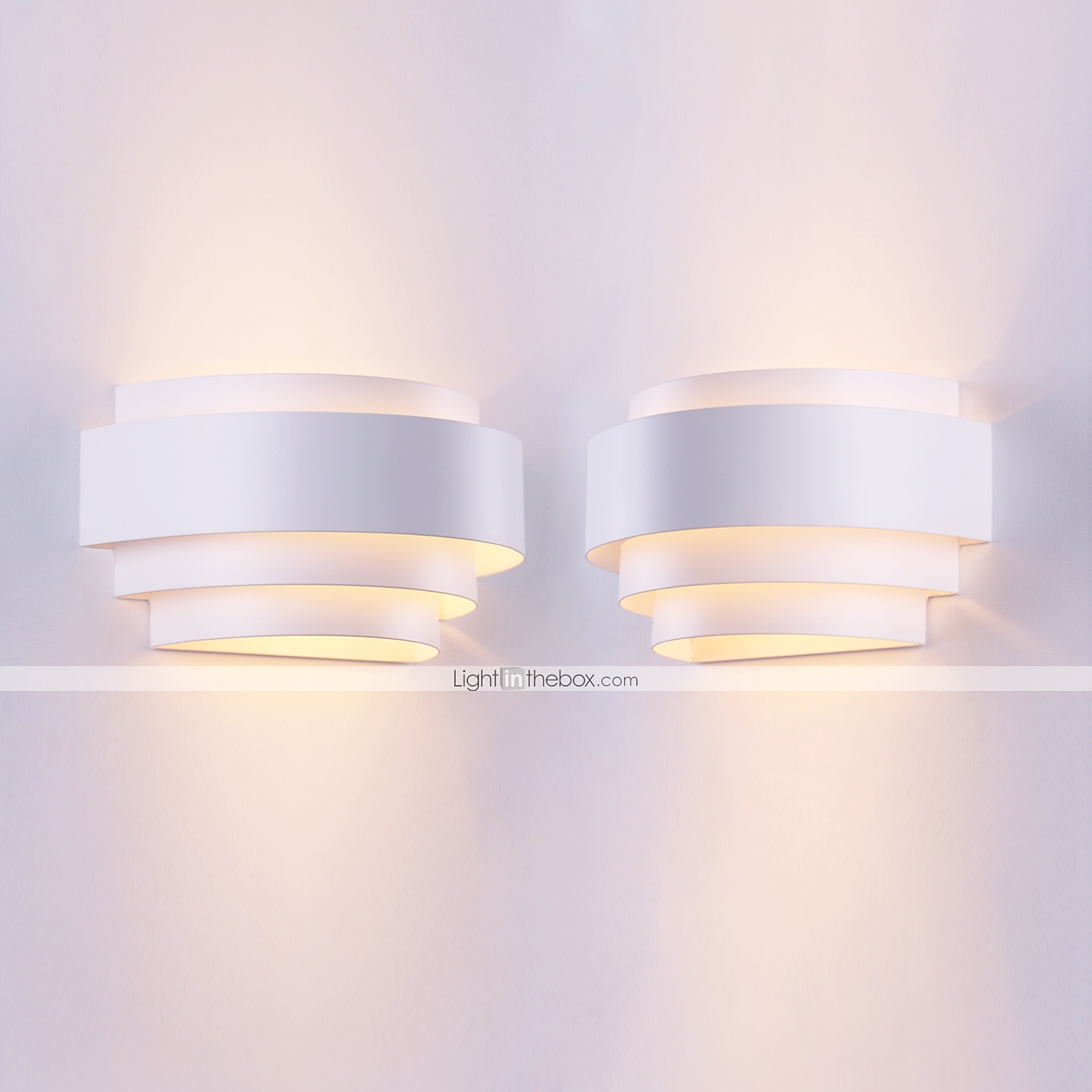 2 قطعة 25 سنتيمتر مصابيح الحائط LED المعاصرة قوس تصميم مصباح جداري ينطبق على غرفة الجلوس / غرفة النوم 110-120 / 220-240 فولت 60 واط 2026 - $62.99 –P4