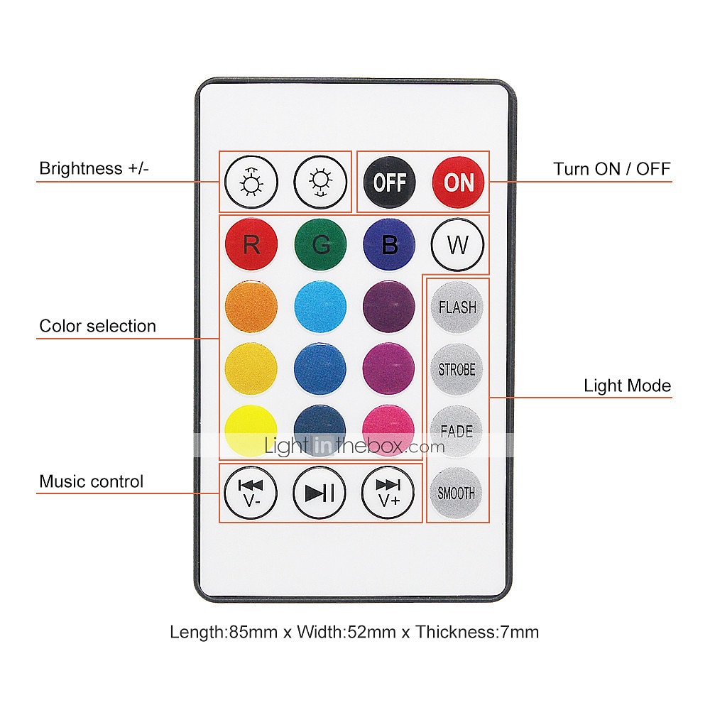 Bluetooth gloeilamp luidspreker 12 w smart led muziek play lamp e27 e26 b22 basecolorfulwireless rgb led-lampen met 24 toetsen afstandsbediening voor bar decoratie thuis ktv party restaurant 2025 - $20.99 –P2