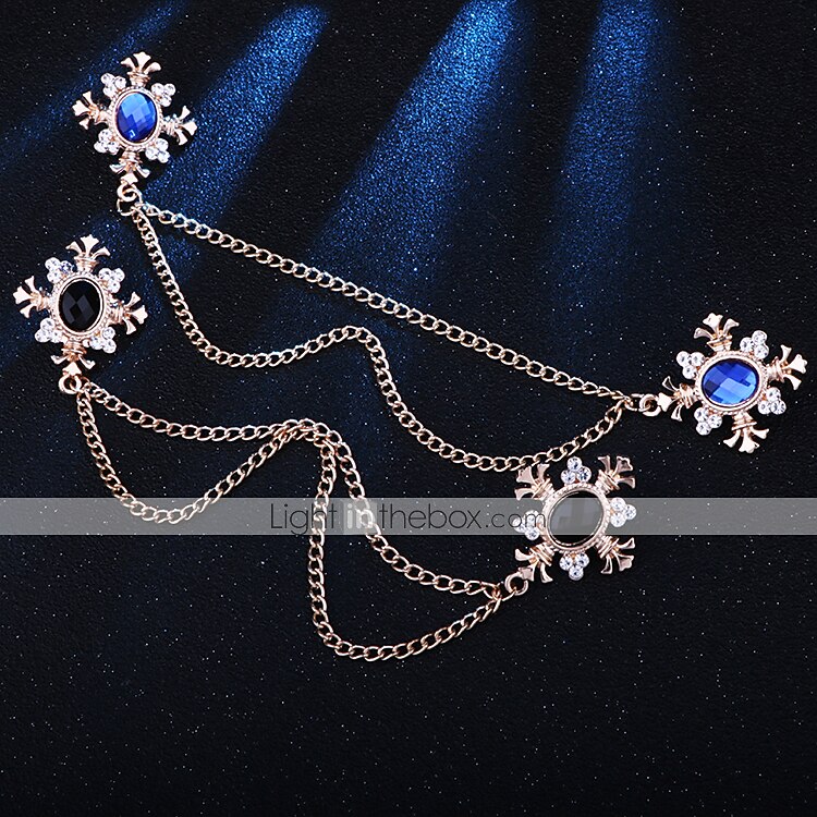 Per uomo Cristallo Spille Spiga Creativo Verticale Importante Nappa Essenziale Di tendenza Roccia Strass Spilla Gioielli Blu Nero Per Matrimonio Strada Quotidiano Ufficio Serata del 2025 a $10.49 –P2
