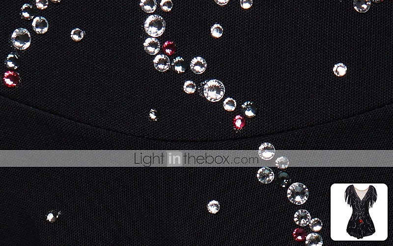 2026年 フィギュアスケート ドレス 女性用 女の子 アイススケート ドレス セット バイオレット ブラック ホワイト オープンバック スパンデックス ストレッチヤーン 高弾性 訓練 競技大会 スケートウェア 手作り ソリッド クラシック クリスタル・ラインストーン 半袖 アイススケート フィギュアスケート  コレクション – $157.99 –P7