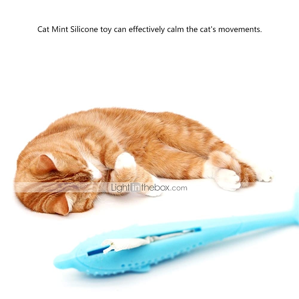 2026年 噛む用おもちゃ　キャットニップ　歯磨き用おもちゃ　歯ブラシ　猫用 1個　観賞魚用　シリカゲル ギフト　ペット　おもちゃ　ペットプレイ　ペット用品　猫用ウェア　アクセサリー　猫用おもちゃ  コレクション – $12.49 –P3