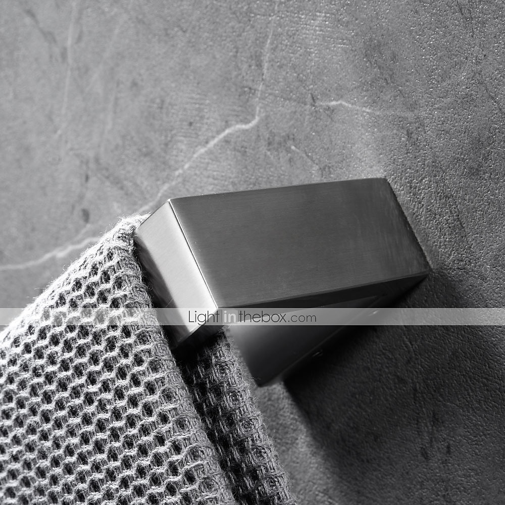 Il set di accessori da bagno multifunzione include portasciugamani porta scopino porta accappatoio e porta carta igienica a parete in acciaio inossidabile argentato 4 pezzi del 2025 a $111.99 –P2