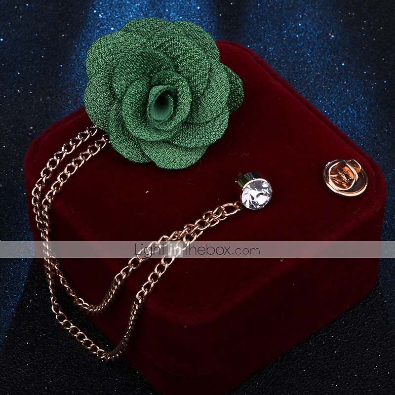 Homme Cristal Broche Lien / Chaîne Créatif Fleur Verticale Mode basique Classique Tendance Roche Broche Bijoux Chameau Couleur assortie Noir Pour Mariage Soirée Fiançailles Promettre Festival de 2025 ? $8.99 –P4