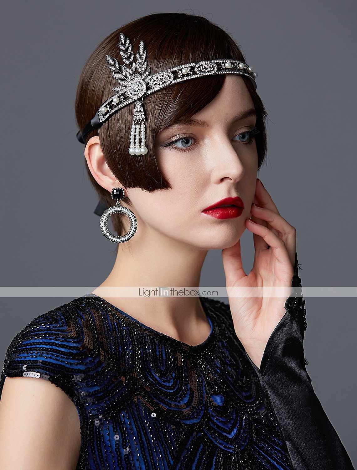 Retro / vintage Urlați 20 de ani Anii 1920 Accesoriu de Păr Bandană Adolescentă Gatsby Charleston Gentlewoman Franjuri Mată Ciucure Haine Bal Pentru femei Halloween Mascaradă Petrecere Birou 2025 - $23.99 –P5