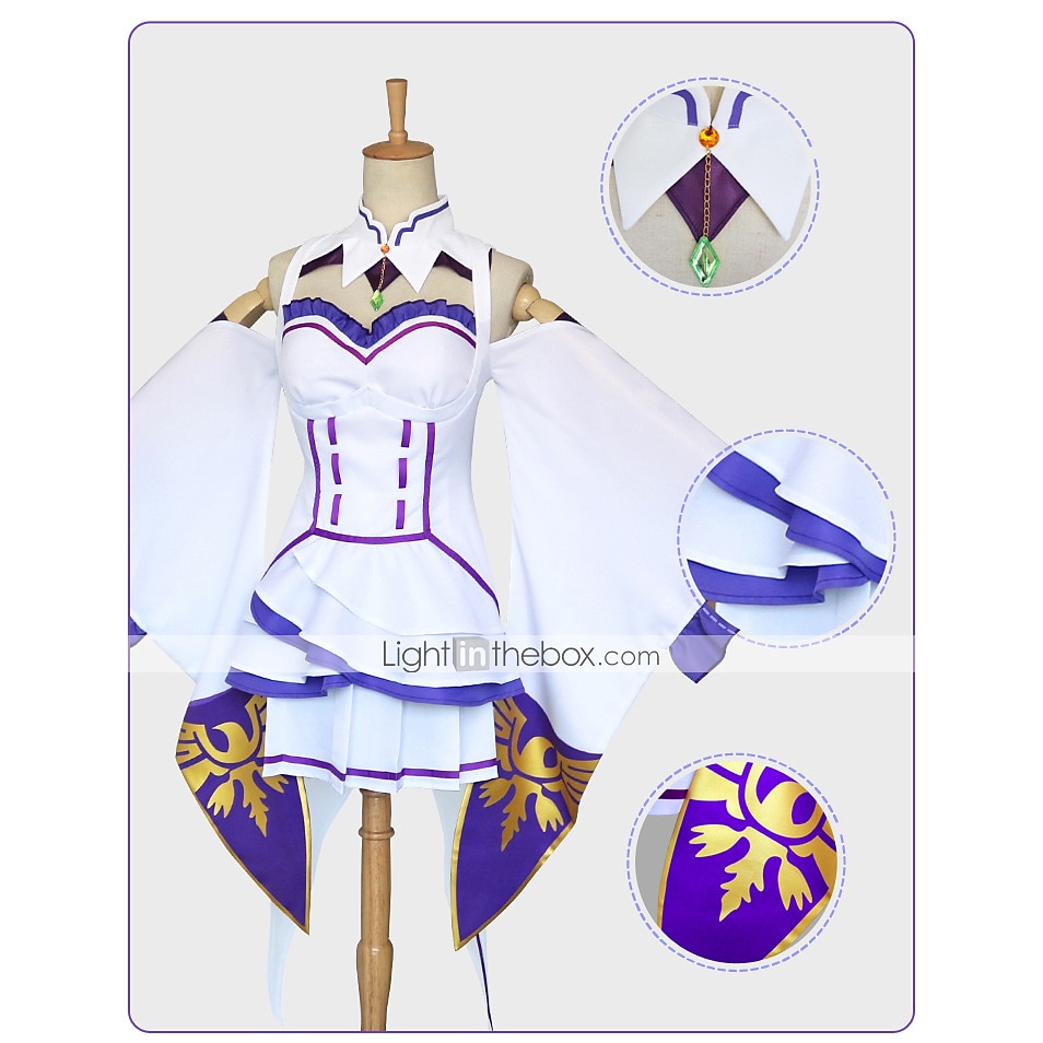 Re: Zero Starting Life in Another World kara hajimeru isekai seikatsu cosplay Anime Cosplay kostým Úbory Maškarní Cosplay obleky Šaty Ponožky Doplňky do vlasů Pro Dámské Dospělé 2025 - $75.99 –P5