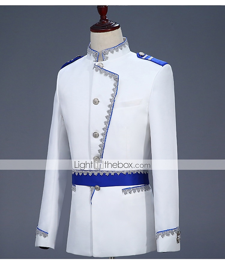 Manteau Pantalon Rétro Vintage Médiéval Manteau Pantalon Tenues Prince Aristocrate Couleur Unie Combinaison / Tailleur-Pantalon Déguisement Homme Soirée Jubilé de platine de la reine 2022 Elizabeth de 2026 ? $123.99 –P3