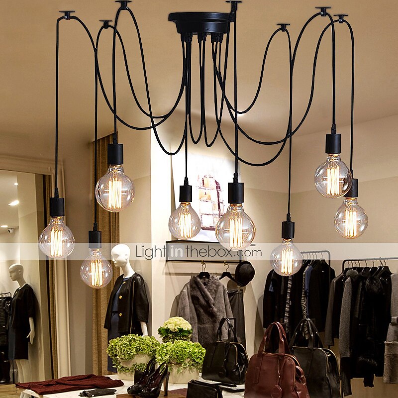 8 lumières 120CM Style de bougie Lustre Métal Finitions Peintes 110-120V 220-240V de 2026 ? $100.99 –P4
