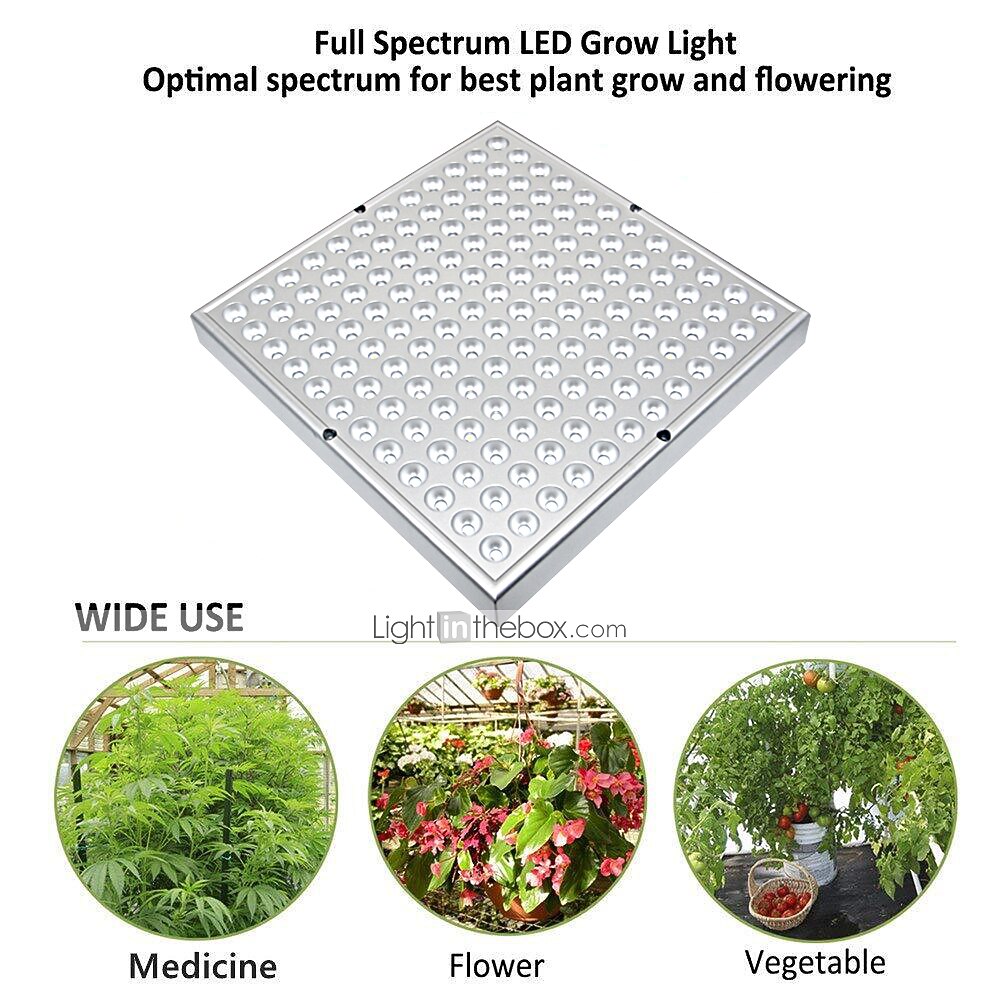2025年 UV ブラックライト IR フルスペクトル LED 成長ライトパネル - 45W、144 個の LED 屋内植物栽培、水耕栽培、温室用  コレクション – $41.99 –P11
