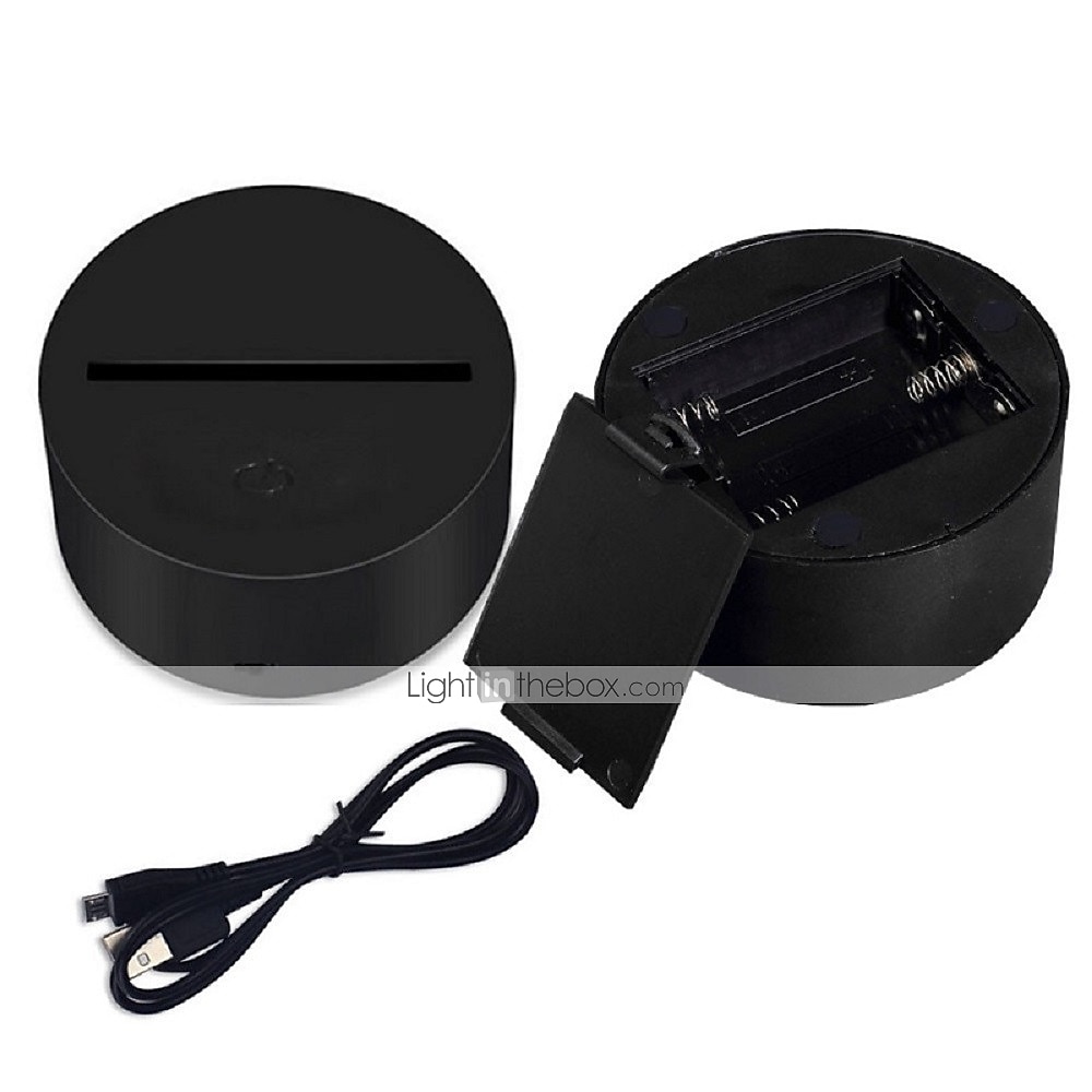 auto da corsa 3d led illusione lampada luce notturna 7 colori dimmerabile usb powered touch control per bambini auto creative regali per ragazzi del 2025 a $30.99 –P2