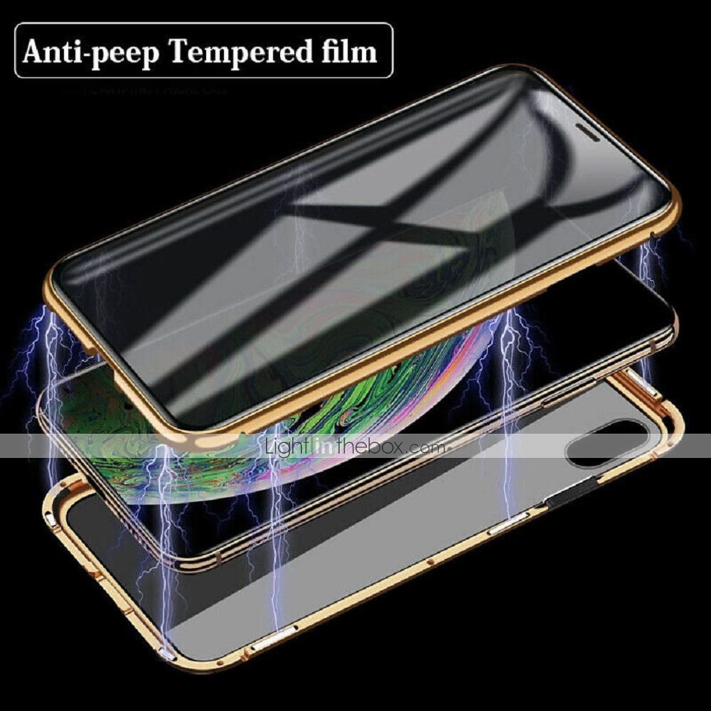 Anti-peep Magnetic Case For iPhone Antispy Protective Cover