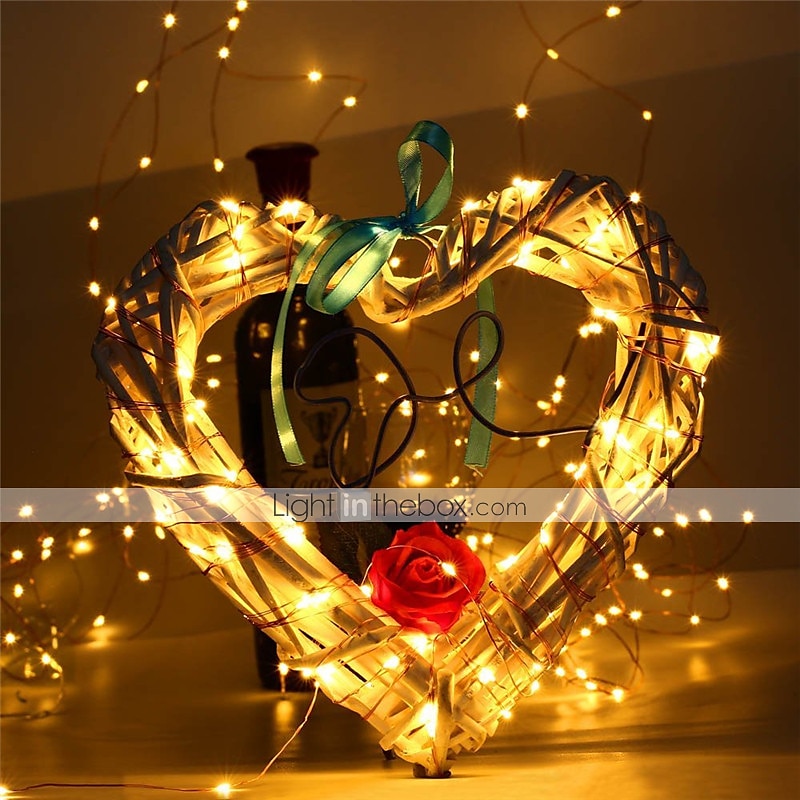 Elegant Wedding Reception Party 24pcs 1M 10Leds LED String Fairy Lights Garland Decorative Light Outdoor String Lights Copper Wire CR2032 Battery Operated Christmas Wedding Party Decoration 2025 - $34.99 –P5