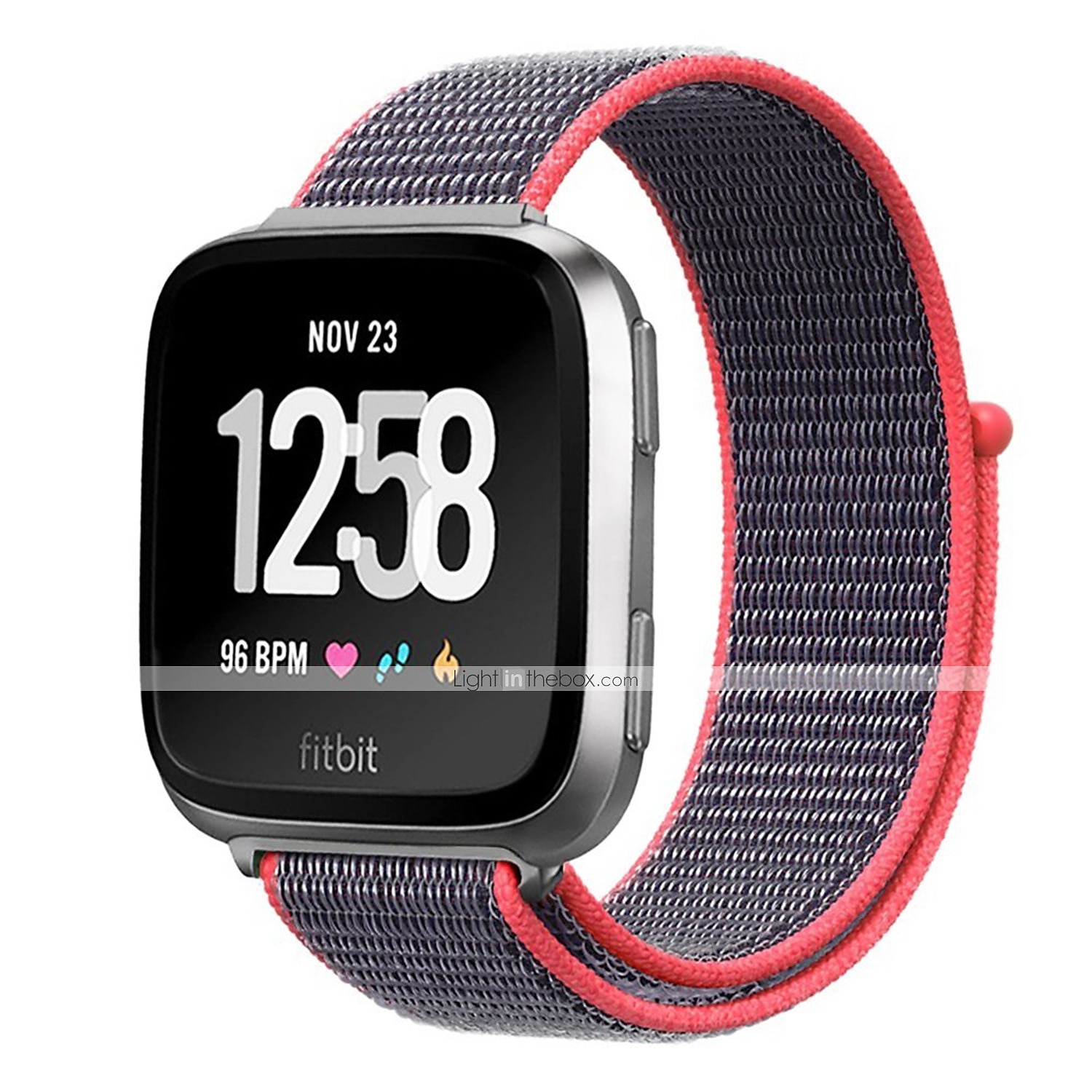 צפו בנד ל פיטביט Versa 2 / Versa Lite / Versa SE / Versa בד ניילון תַחֲלִיף רצועה רך נושם לולאת ספורט צמיד 2025 - $11.99 –P6