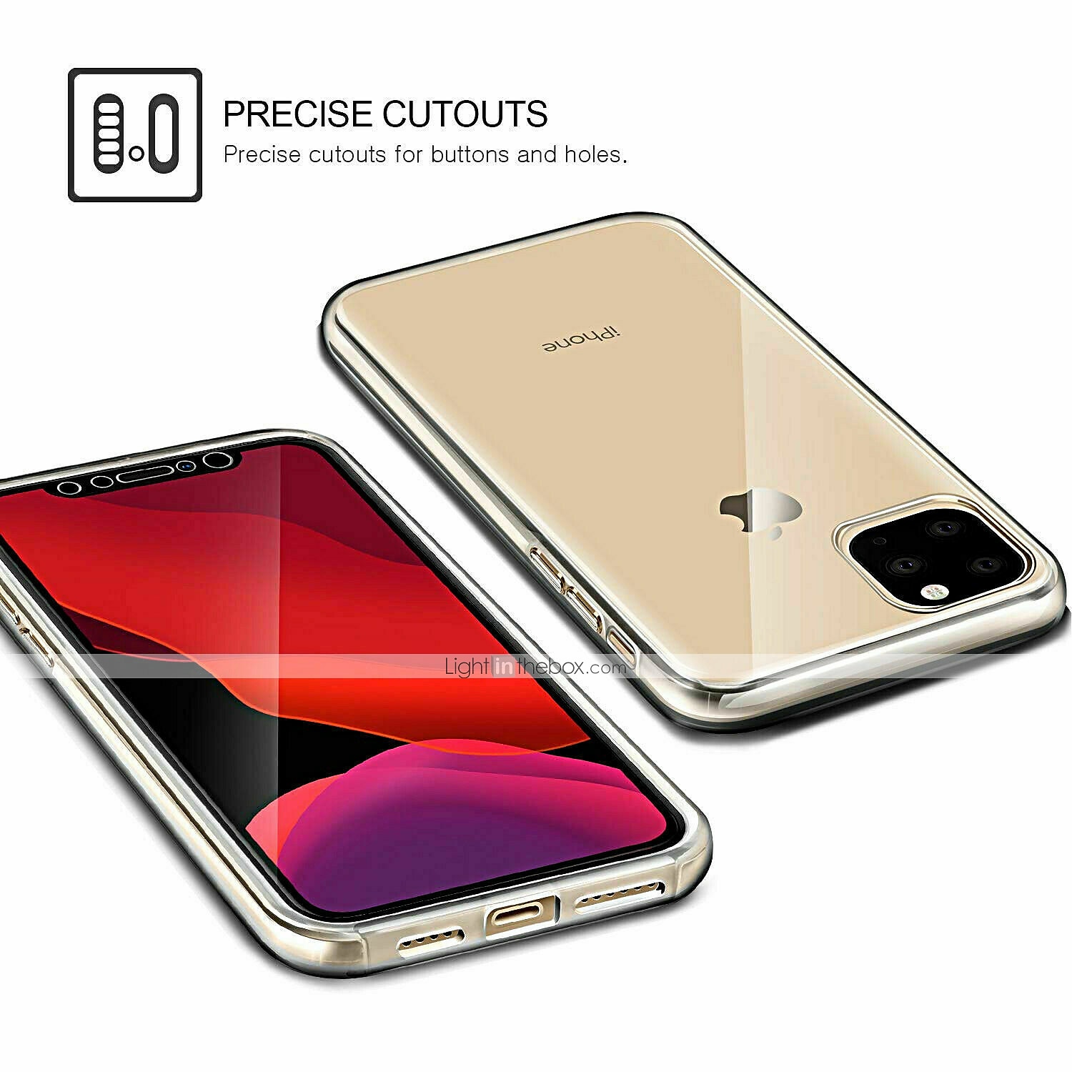 телефон Кейс для Назначение iPhone 17 Pro Max 17 Air i16 15 14 Pro Max Plus 13 12 11 Pro Max Mini Кристально чистый Очистить окно просмотра Прозрачный Полная защита тела Двусторонний ТПУ 2025 - $9.99 –P4