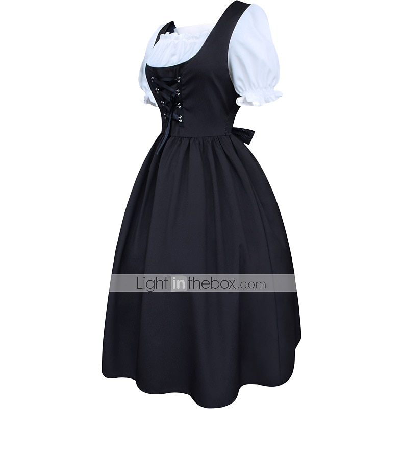 Medieval Renascentista Vestidos de baile Comprimento Médio Festa a Fantasia Baile de Máscara Ocasiões Especiais Feira Ren Manga lanterna Cinderela Fantasias de Filme e Tema de TV Côr Sólida Linha A de 2025 por $46.99 –P1