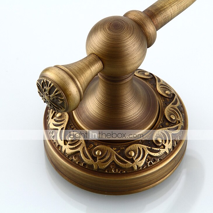 Robe Hook Carved Antique Brass for Bathroom Wall Mounted Electroplated Hook 1PC 2025 - $30.99 –P4