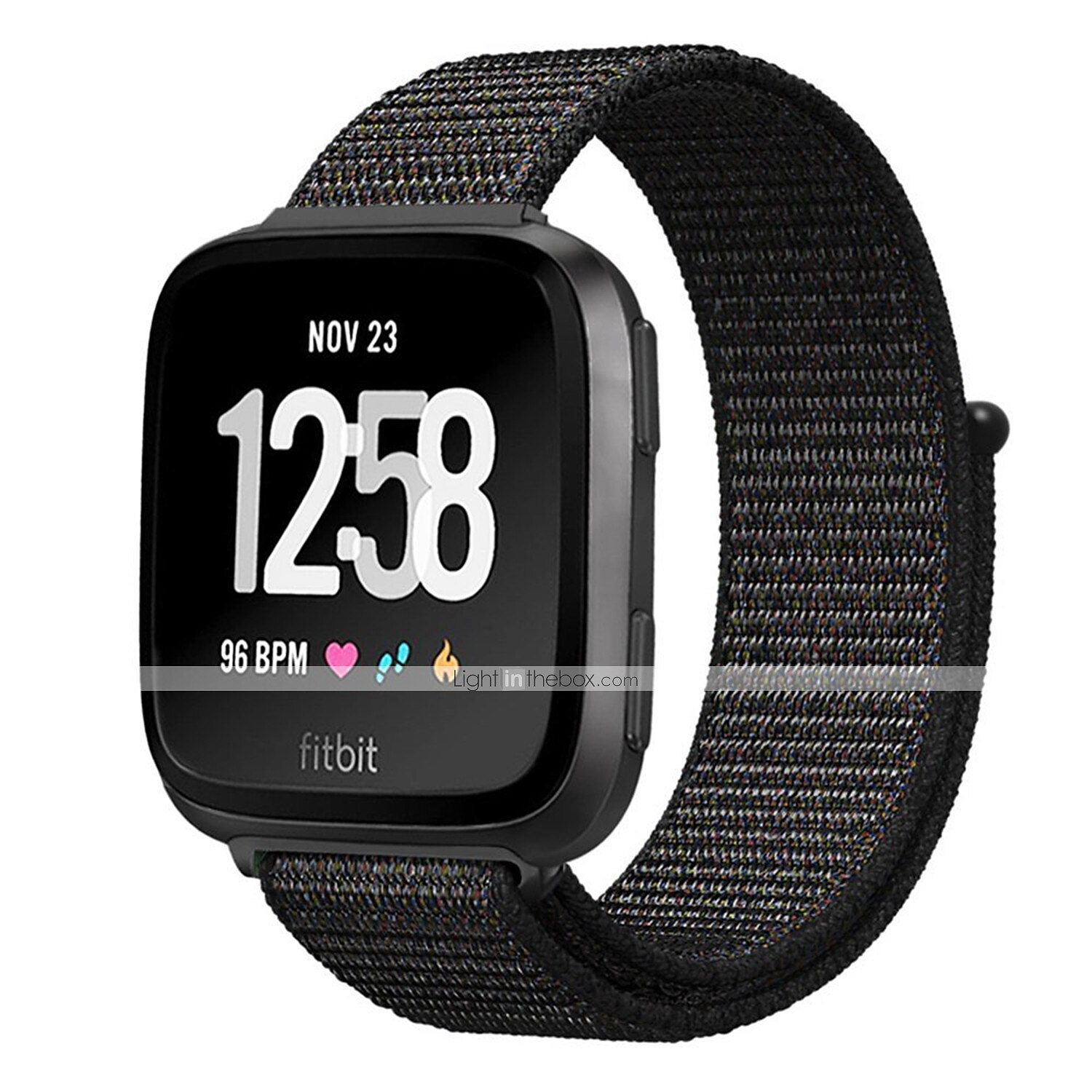 צפו בנד ל פיטביט Versa 2 / Versa Lite / Versa SE / Versa בד ניילון תַחֲלִיף רצועה רך נושם לולאת ספורט צמיד 2025 - $11.99 –P5