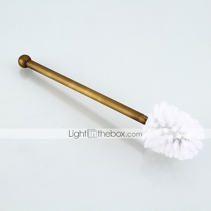 Toilet Brush with Holder,Antique Brass Wall Mounted Rubber Painted Toilet Bowl Brush and Holder for Bathroom 2025 - $52.99 –P4