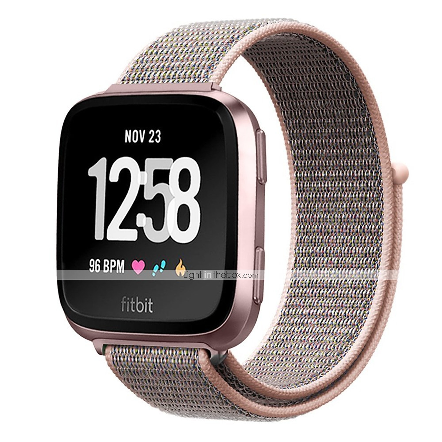 צפו בנד ל פיטביט Versa 2 / Versa Lite / Versa SE / Versa בד ניילון תַחֲלִיף רצועה רך נושם לולאת ספורט צמיד 2025 - $11.99 –P10