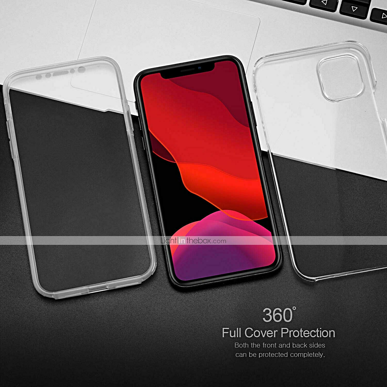 telefon Kılıf Na iPhone 16 15 14 Pro Max Plus iPhone 13 12 11 Pro Max Mini Krystalicznie czyste Wyczyść okno widoku Transparentny Ochrona całego ciała Dwustronny TPU 2025 - $11.99 –P1