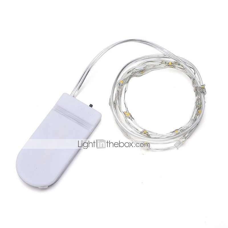 Elegant Wedding Reception Party 24pcs 1M 10Leds LED String Fairy Lights Garland Decorative Light Outdoor String Lights Copper Wire CR2032 Battery Operated Christmas Wedding Party Decoration 2025 - $34.99 –P2