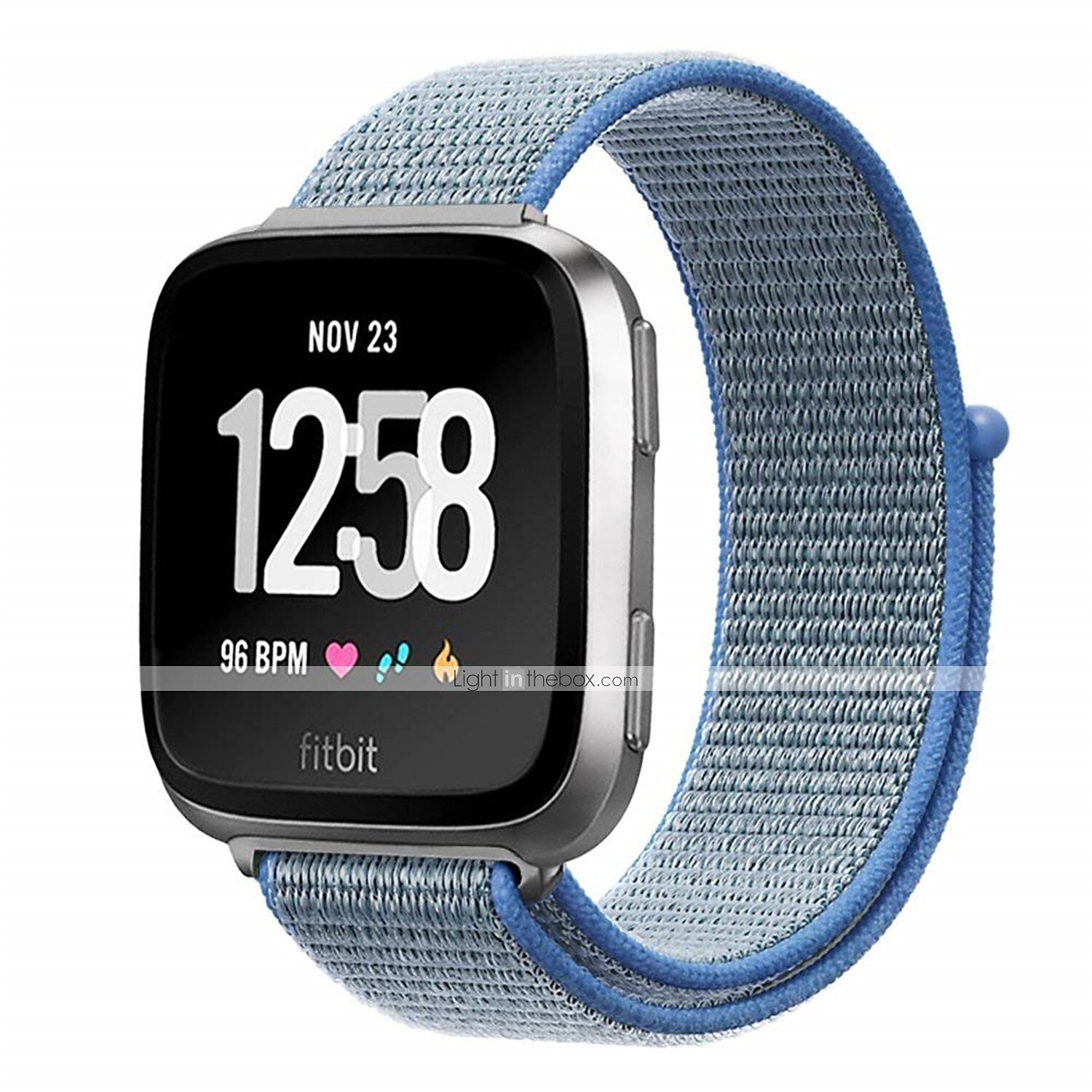 צפו בנד ל פיטביט Versa 2 / Versa Lite / Versa SE / Versa בד ניילון תַחֲלִיף רצועה רך נושם לולאת ספורט צמיד 2025 - $11.99 –P7