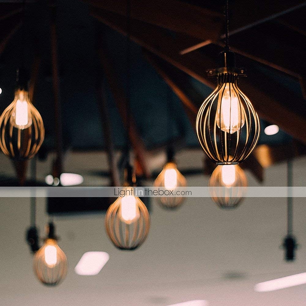 1pc 60W Incandescent Vintage Edison Light Bulb Retro Dimmable Decorative Bulb E26 E27 ST64 Warm White 2200-2300k 220-240V 2025 - CAD $8.99 –P5