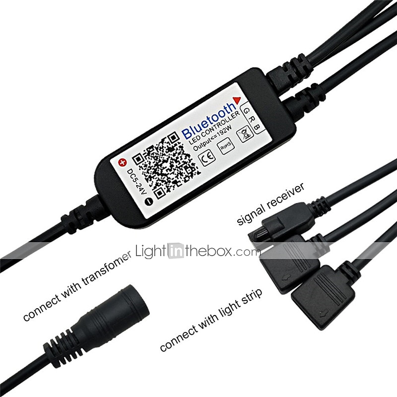 Smart 5050 LED Strip Lights Bluetooth WIFI App RGB Controlled Music Sync 10M 33ft Christmas Home Kitchen TV Party 300SMD with 24-Key Controller 2025 - $44.99 –P6