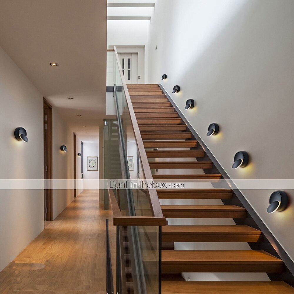 2025年 Lightinthebox マット LED モダンな壁ランプ壁燭台リビングルーム寝室オフィスアルミ合金ウォールライト ip44 220-240v 5 ワット  コレクション – €40.99 –P4