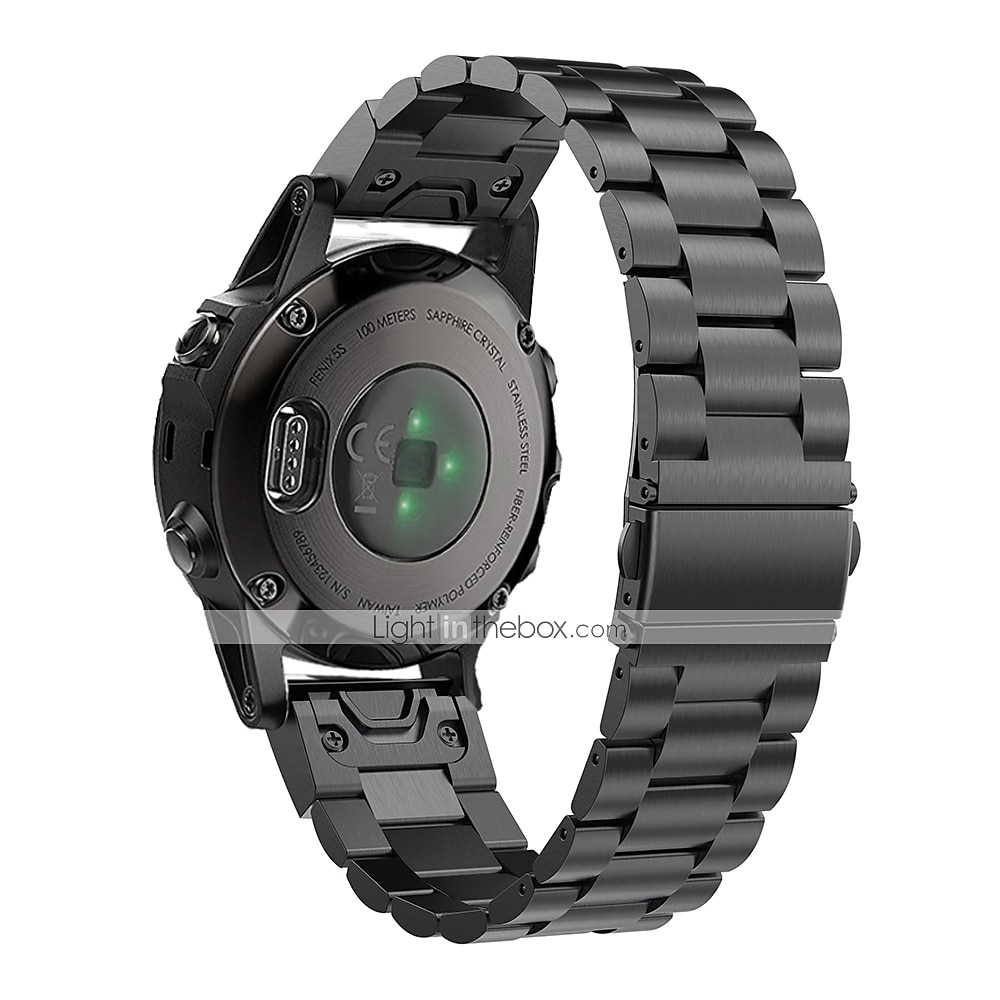 Pulseiras de Relógio para Garmin Fenix 7S / 6S Pro Safira Instinto 2S Descent Mk2S Aço Inoxidável Substituição Alça Ajuste rápido 22mm Banda de metal Pulseira de 2025 por $21.99 –P6
