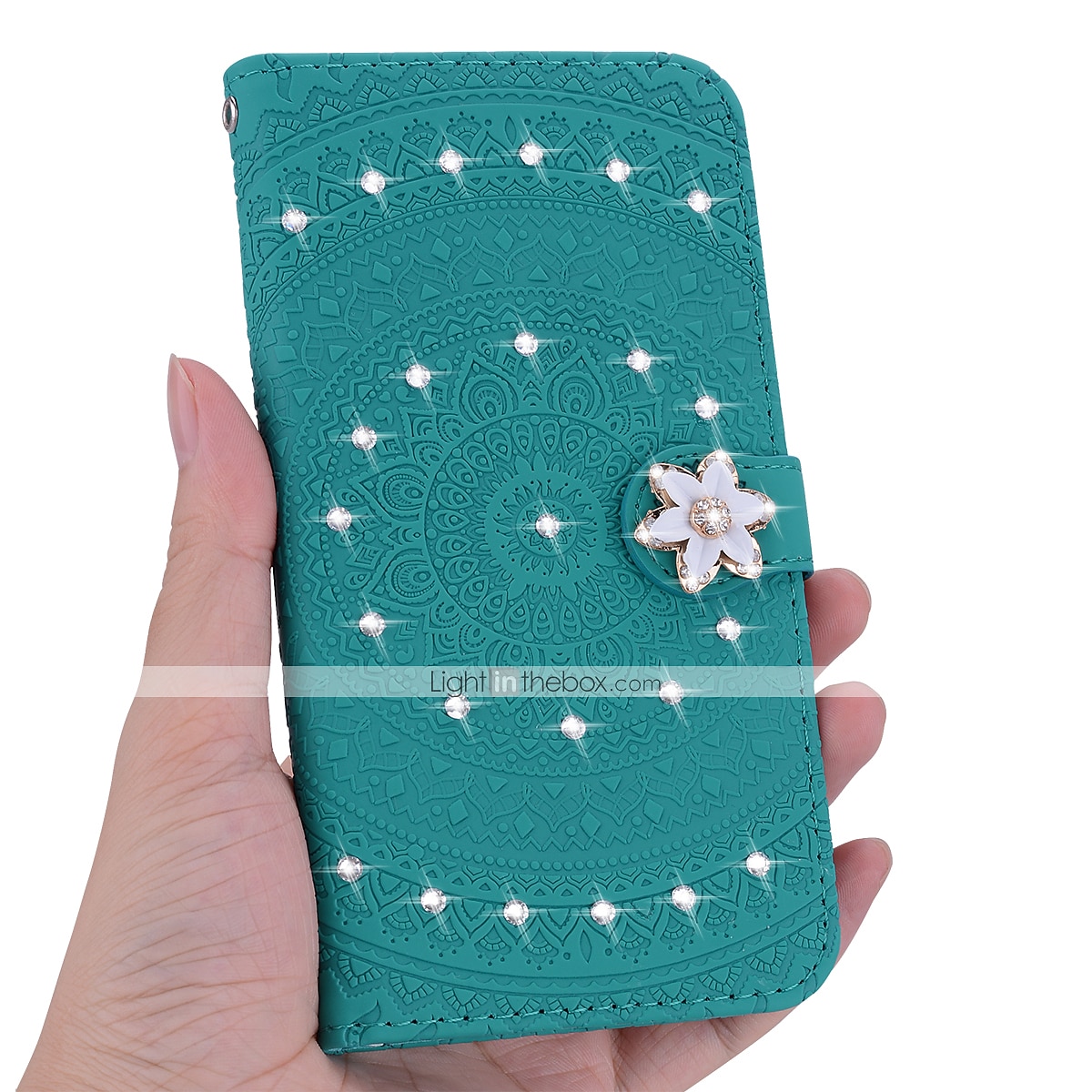 telefono Custodia Per Huawei P30/P30 Pro P20 P20 Pro Porta carte di credito Decorazioni in rilievo Fantasia / disegno Flip magnetico Glitterato pelle sintetica del 2025 a $18.99 –P3