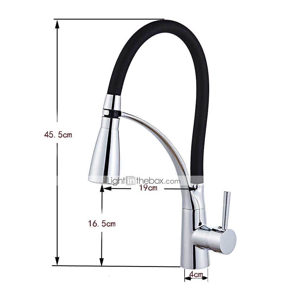 ברז מטבח - מודרני / עכשווי כרום LED אור / נשלף / כלי נשלף / פליז 2026 - ZAR R2596.34 –P12