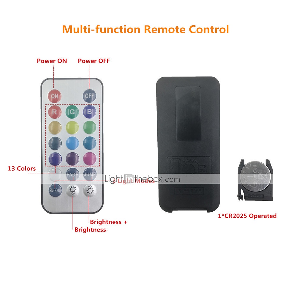 12pcs Underwater Submersible LED Pool Light Waterproof with Remote Control for Bath Tub Vase Aquarium Party Wedding Decor Battery Operated 2025 - $13.99 –P4