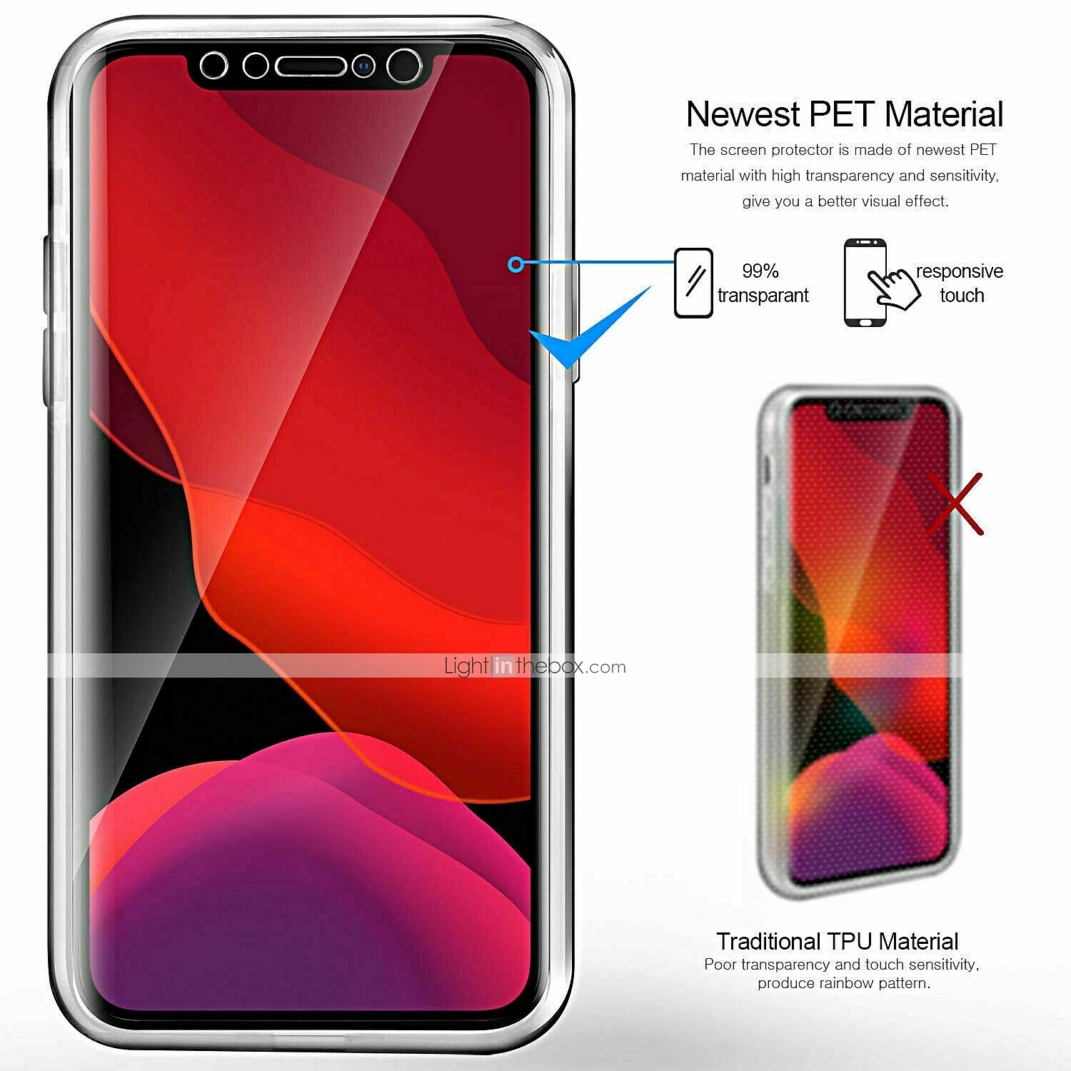 телефон Кейс для Назначение iPhone 17 Pro Max 17 Air i16 15 14 Pro Max Plus 13 12 11 Pro Max Mini Кристально чистый Очистить окно просмотра Прозрачный Полная защита тела Двусторонний ТПУ 2025 - $9.99 –P2
