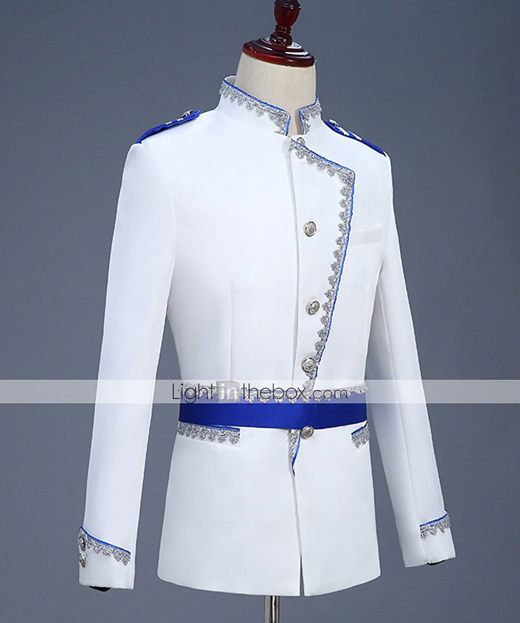 Manteau Pantalon Rétro Vintage Médiéval Manteau Pantalon Tenues Prince Aristocrate Couleur Unie Combinaison / Tailleur-Pantalon Déguisement Homme Soirée Jubilé de platine de la reine 2022 Elizabeth de 2026 ? $123.99 –P1