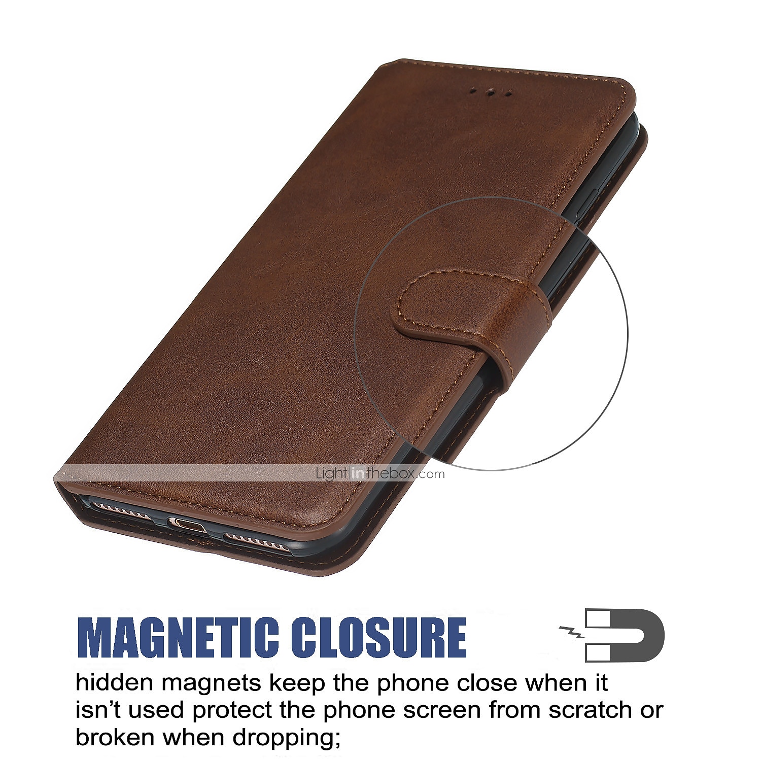 Case For Huawei P smart Plus 2019 P smart 2019 Phone Case PU Leather Material Solid Color Pattern Phone Case for Huawei P smart Plus P smart P30 Lite P20 Lite 2025 - $14.99 –P7