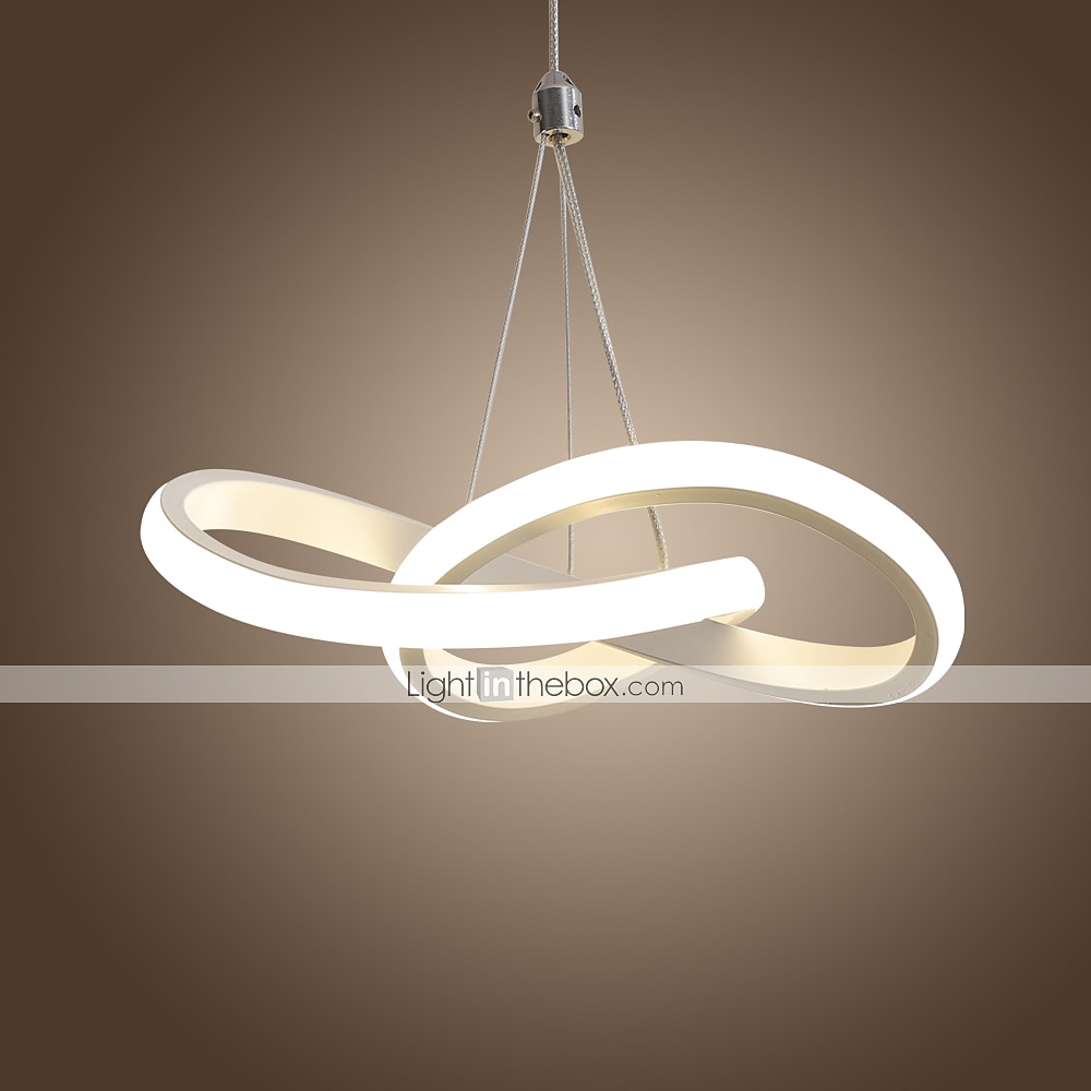 22cm 1 lumière 15w mini suspension led lampe d'ambiance aluminium noir blanc peint pour salon chambre salle à manger blanc chaud / blanc de 2025 ? $101.99 –P5