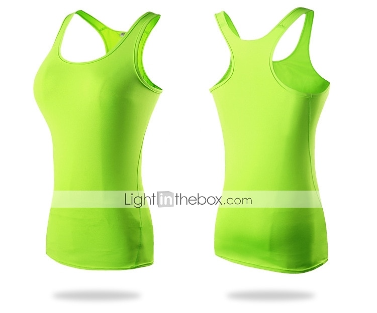 Mulheres Regata de Corrida Regata Modeladora Costas Nadador Sem Manga Camada de base Atlético Elastano Respirável Secagem Rápida Treino de Ginástica Corrida Cooper Roupa de esporte Roupas Esportivas de 2025 por $12.99 –P3