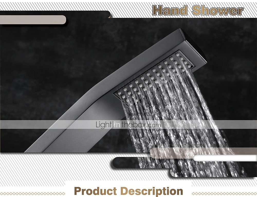 2026年 ブラック ハンド シャワー ブラス - シャワー、新しいデザインのシャワー ヘッド  コレクション – $43.99 –P4