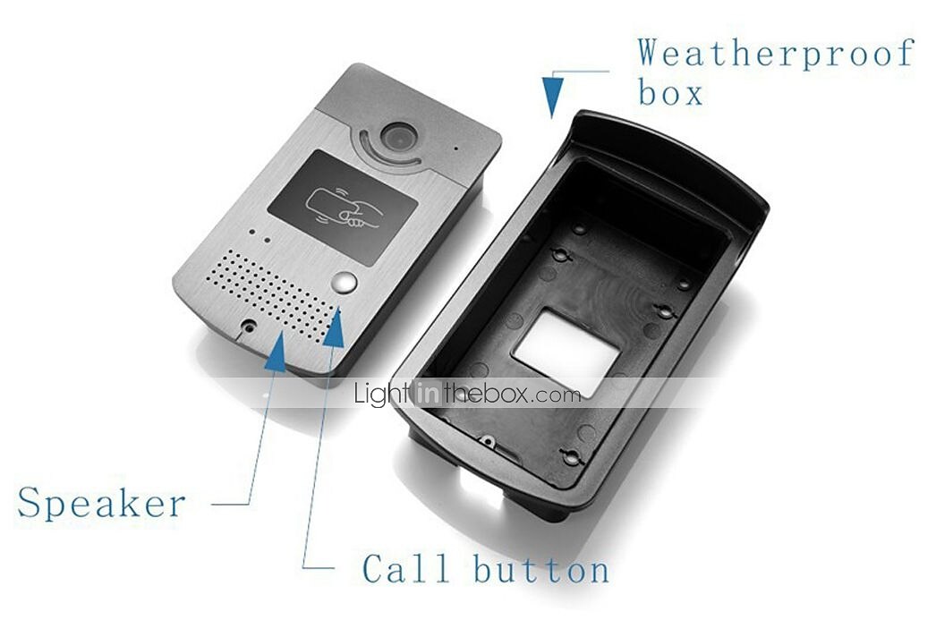 Wired 7 Inch Hands-free 800*480 Pixel One To Two Video Doorphone 2025 - $238.39 –P6
