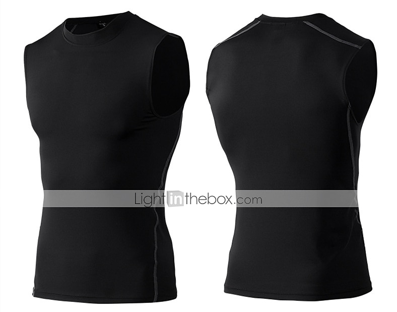 Hombre Camiseta sin mangas de gimnasio Camiseta sin Mangas de Compresión Sin Mangas Capa base Deportivo Otoño Poliéster Elastán Secado rápido Reductor del Sudor Entrenamiento de gimnasio Baloncesto 2025 - $12.99 –P11