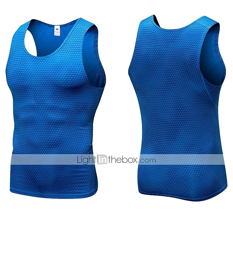 Pánské Tílko do tělocvičny Tílko do posilovny Kompresní tílko Základní vrstva Sportovní Jednobarevné Spandex Rychleschnoucí Yumuşak Prodyšné Běhání Výcivk Kulturistika sportovní oblečení Sportovn 2025 - $11.49 –P3