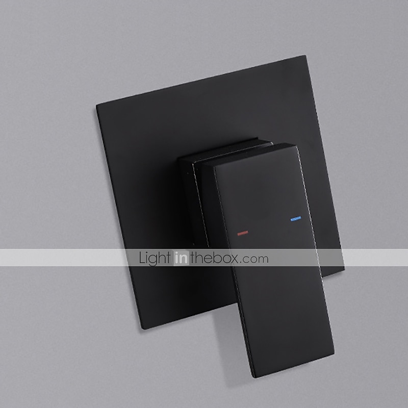 miscelatore per lavabo da bagno con montaggio a parete nero opaco, rubinetti per lavabo a scomparsa bocca a cascata monocomando 2 fori, rubinetti per vasca con miscelatore a valvola ruvida del 2025 a $145.99 –P9
